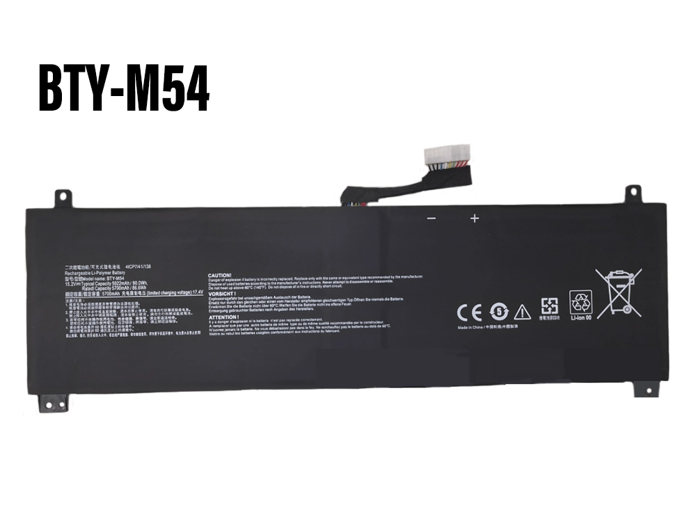 MSI BTY-M54 Laptop akku